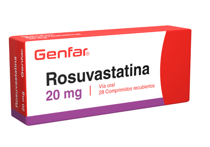 Rosuvastatina 20Mg 28 Tabletas Gf