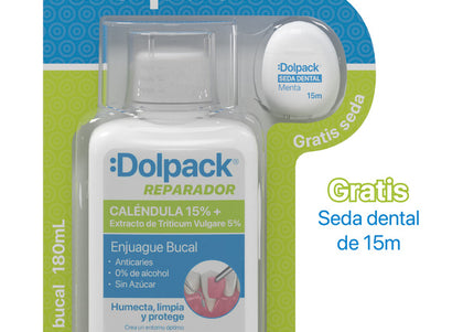 Enjuague Bucal Dolpack Reparación Caléndula 15% 120Ml