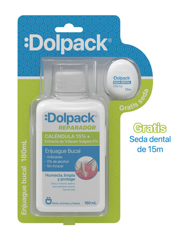 Enjuague Bucal Dolpack Reparación Caléndula 15% 120Ml