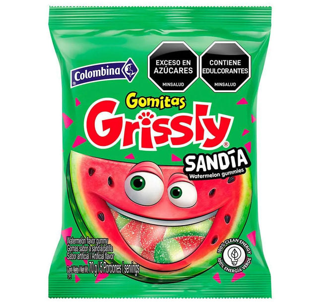Gomas Grissly Sandia 70 Gr
