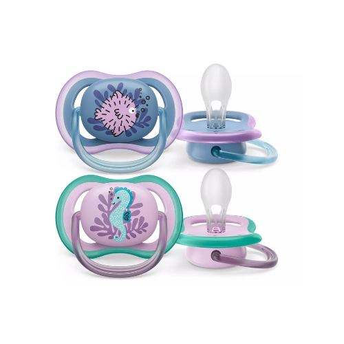 2 Chupo Entre.Avent Air Pack Niña 6-18 M