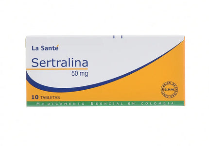 Sertralina 50 Mg 10 Tabletas LS