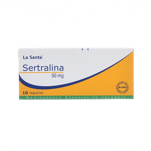 Sertralina 50 Mg 10 Tabletas LS