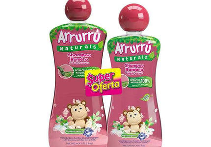 Champoo Arrurru Naturals Romero 400 ml +Champoo Romero 220 ml