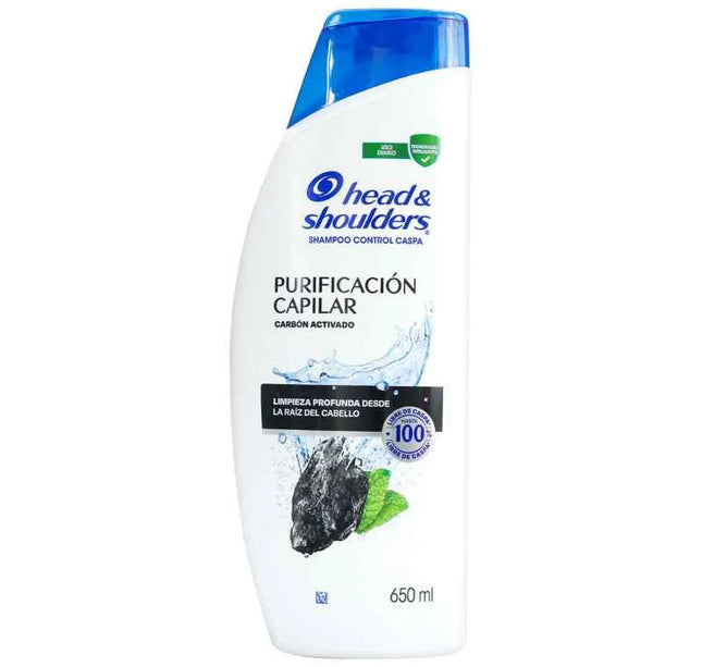 Shampoo Head-Shoulders Purificación Capilar Carbon A.650Ml