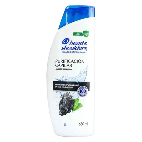 Shampoo Head-Shoulders Purificación Capilar Carbon A.650Ml