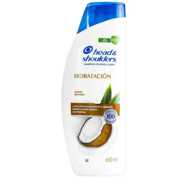 Shampoo Head-Shoulders Hidratación Aceite de Coco 650Ml