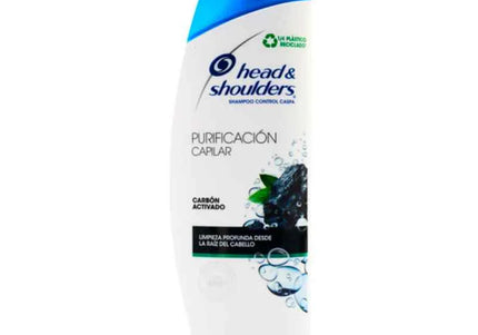 Shampoo Head-Shoulders Purificación Capilar Carbon Activado375 Ml