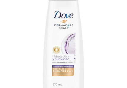 Shampoo Dove Hidratacion Y Suavidad 370 Ml