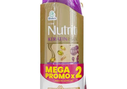 Champoo Nutrit Keratina 600Ml + Acondicionador 550Ml