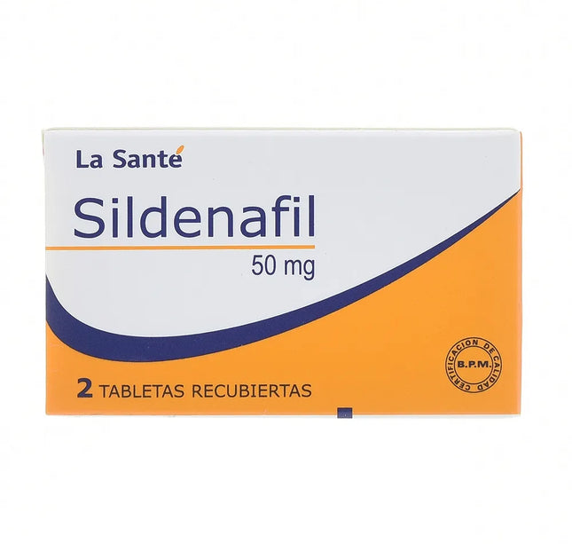 Sildenafil 50 Mg 2 Tabletas LS