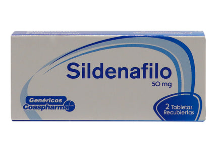 Sildenafil 50 Mg 2 Tabletas Coa