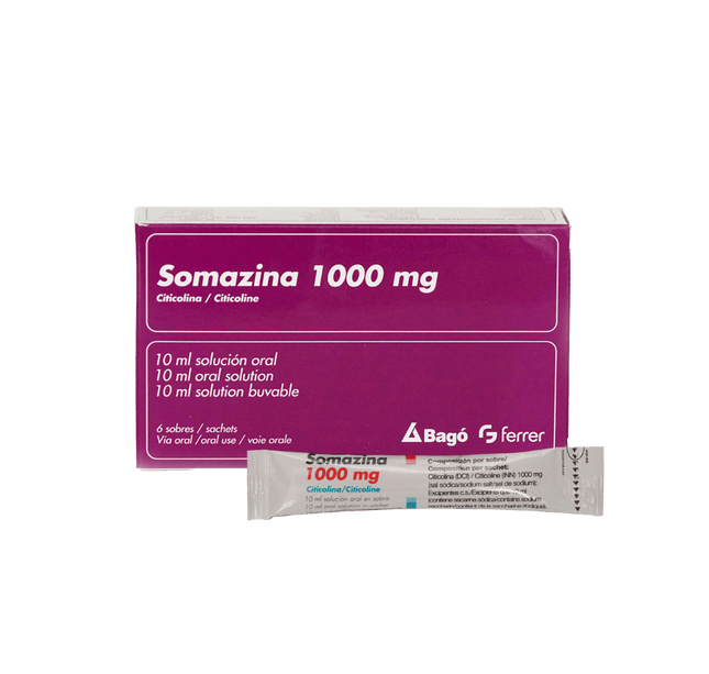 Somazina 1000 Mg Solución Oral 6 Sobres