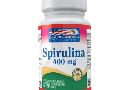 Spirulina 400 Mg 90 Softgels