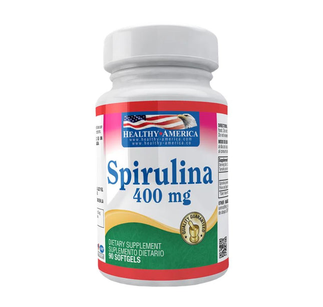 Spirulina 400 Mg 90 Softgels