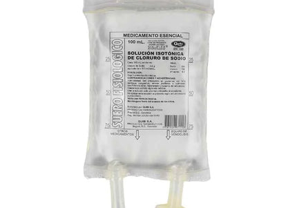 Suero Fisiologico Quibi Bolsa 100 Ml