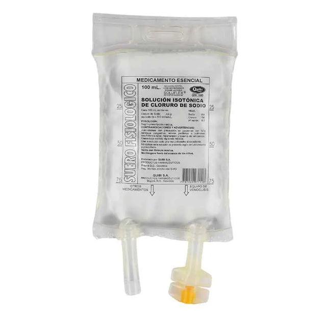 Suero Fisiologico Quibi Bolsa 100 Ml