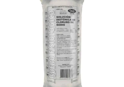 Suero Fisiologico Quibi Bolsa 1000 Ml