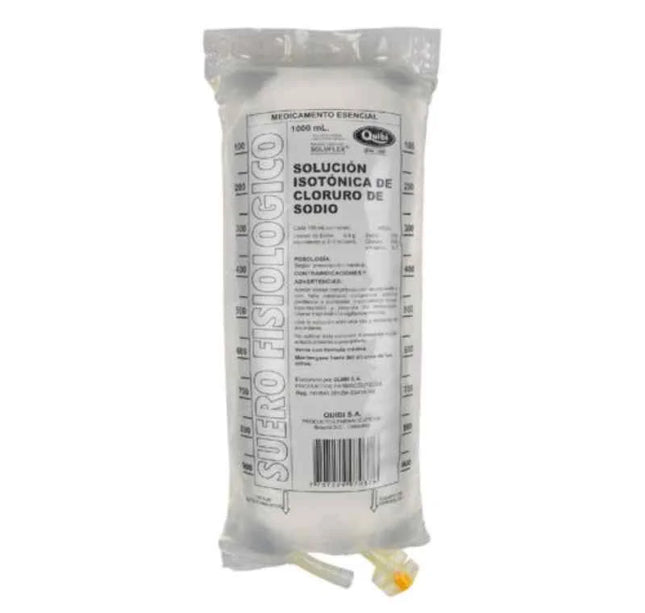 Suero Fisiologico Quibi Bolsa 1000 Ml