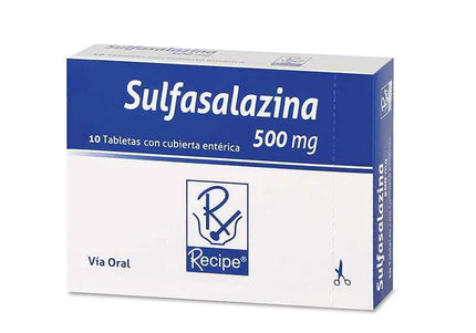Sulfasalazina 500 Mg 10 Tabletas Rc