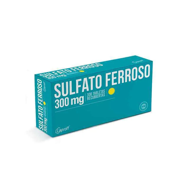Sulfato Ferroso 300 Mg 300 Tabletas