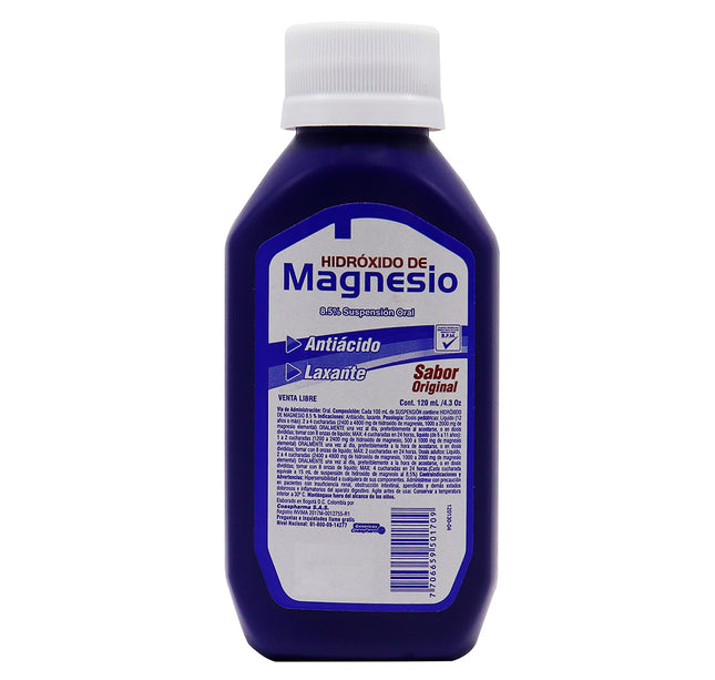 HIDROXIDO DE MAGNESIO 8.5% 120 ML COA