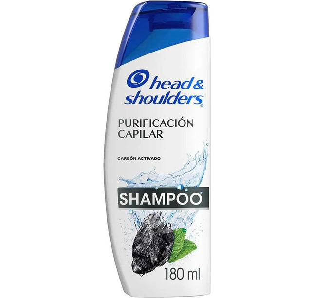Shampoo Head-Shoulders Purificación Capiral Carbon Activado 180 Ml
