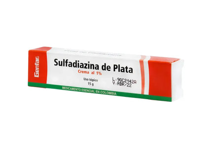 Sulfadiazina De Plata 15 Gr Gf