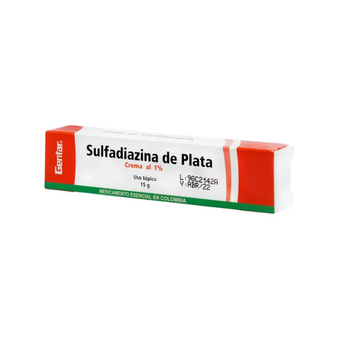 Sulfadiazina De Plata 15 Gr Gf