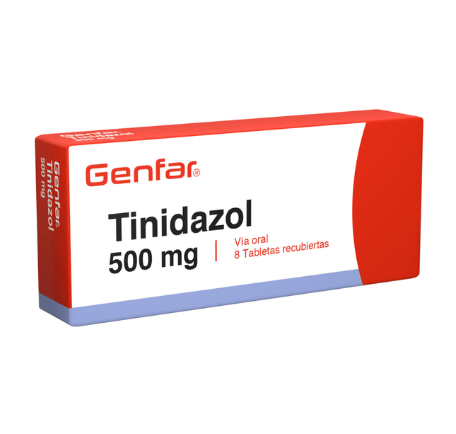 Tinidazol 500 Mg 8 Tabletas Gf