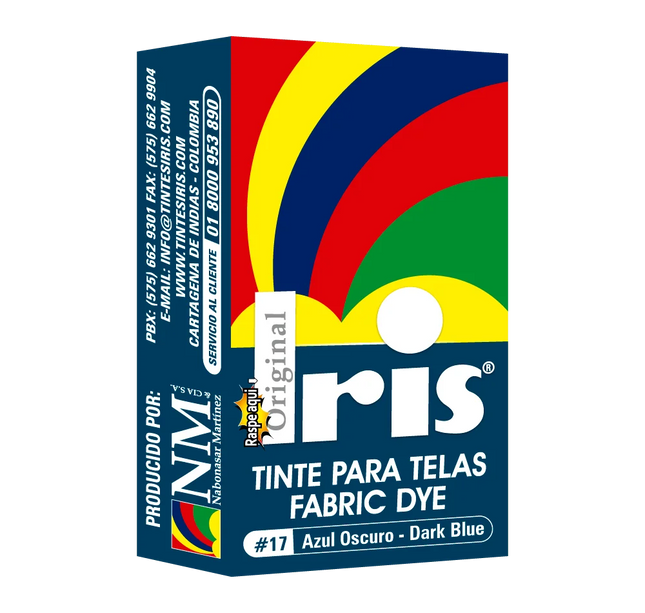 Tinte Iris 17 Azul Oscuro 9 Gr 12 Unidades