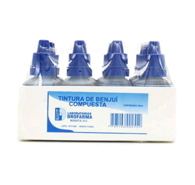 Tintura De Benjui 20 Ml 12 Und Drofarma