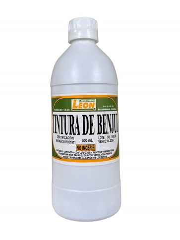 Tintura De Benjui 500 Ml Leon
