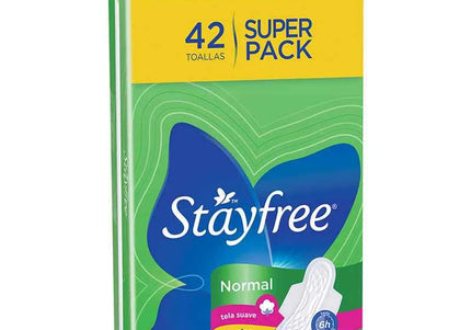 Toalla Stayfree Especial Alas Disponible 42 Unidades