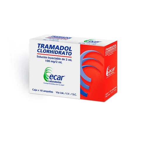 Tramadol Clorhid.100 Mg/2Ml 10 Amp.Ecar