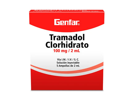Tramadol 100Mg/2Ml 5 Amp Gf