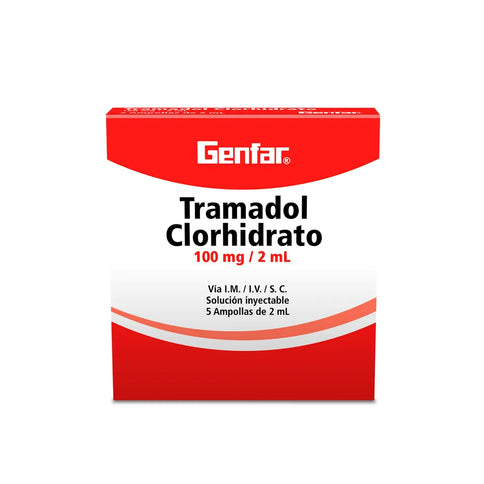 Tramadol 100Mg/2Ml 5 Amp Gf