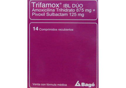 Trifamox Ibl-Duo 14 Comprimidas