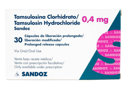 Tamsulosina 0.4 Mg 30 Capsilas Sandoz