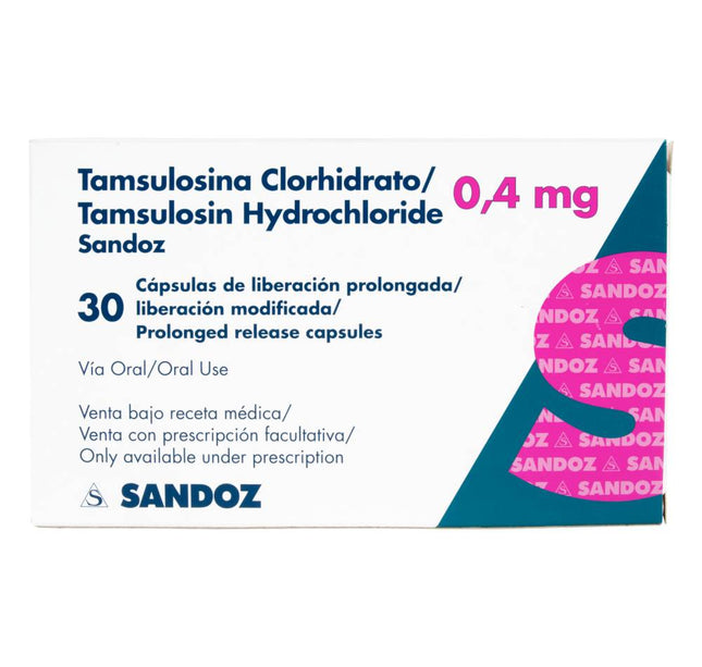 Tamsulosina 0.4 Mg 30 Capsilas Sandoz