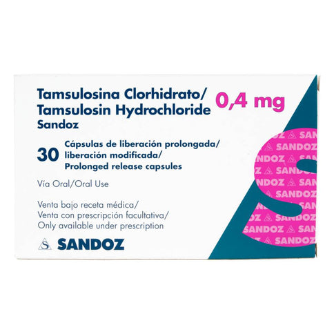 Tamsulosina 0.4 Mg 30 Capsilas Sandoz