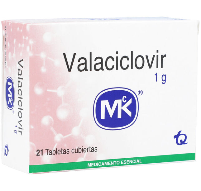 Valaciclovir 1 G 21 Tbs Mk A3 Pae