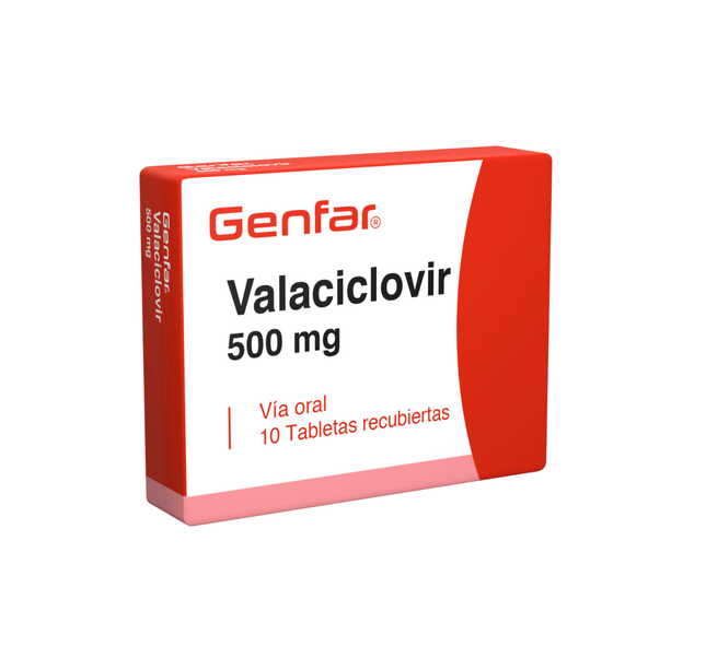 Valaciclovir 500Mg 10 Tbs Recubierta Gf