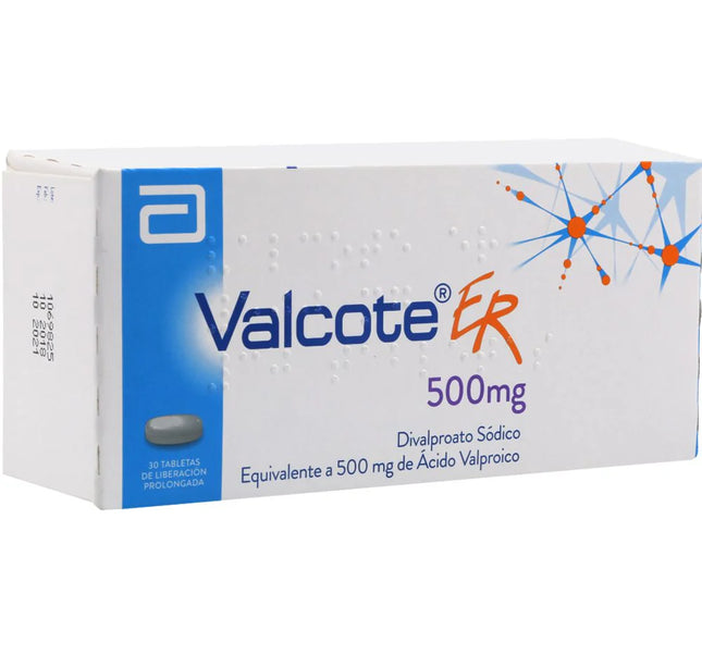 Valcote 500 Mg 30 Tabletas