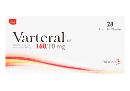 Varteral 160/10Mg 28 Tabletas