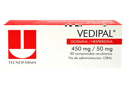 Vedipal 450/50 Mg 30 Comprimidos