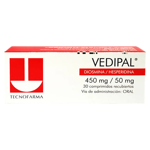 Vedipal 450/50 Mg 30 Comprimidos