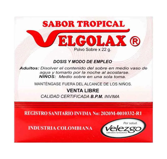 Velgolax Polvo Tropical 22 Grs