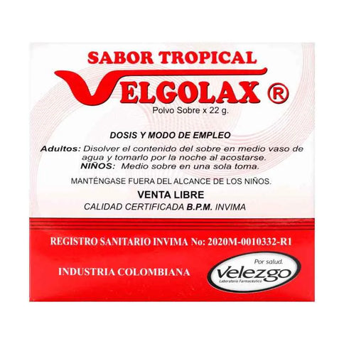 Velgolax Polvo Tropical 22 Grs