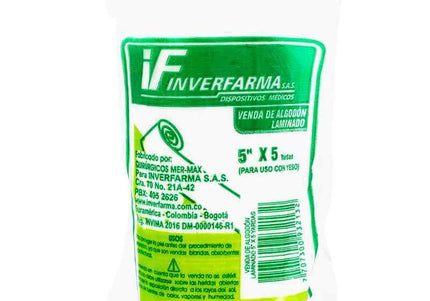 Venda Algodon Laminado 5X5 Inverfarma